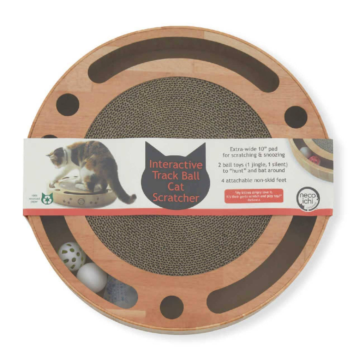 Necoichi - Interactive Track Ball Cat Scratcher